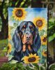 Gordon Setter in Sunflowers Garden Flag Mailbox Flag Decorative Yard Flag Banner Outside Patio Artwork Yard Flower Beds, Garden Size, Multicolor