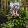 Maltipoo Cowboy Welcome Garden Flag Mailbox Flag Decorative Yard Flag Banner Outside Patio Artwork Yard Flower Beds, Garden Size, Multicolor