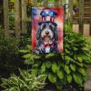 Bergamasco Sheepdog Patriotic American Garden Flag Mailbox Flag Decorative Yard Flag Banner Outside Patio Artwork Yard Flower Beds, Garden Size