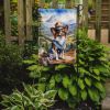 Papillon Cowboy Welcome Garden Flag Mailbox Flag Decorative Yard Flag Banner Outside Patio Artwork Yard Flower Beds, Garden Size, Multicolor