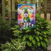 Siberian Husky St Patrick's Day Garden Flag Mailbox Flag Decorative Yard Flag Banner Outside Patio Artwork Yard Flower Beds, Garden Size, Multicolor