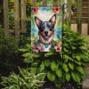 Australian Cattle Dog Luau Garden Flag Mailbox Flag Decorative Yard Flag Banner Outside Patio Artwork Yard Flower Beds, Garden Size, Multicolor