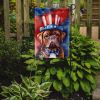 Dogue de Bordeaux Patriotic American Garden Flag Mailbox Flag Decorative Yard Flag Banner Outside Patio Artwork Yard Flower Beds, Garden Size