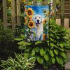 Kuvasz in Sunflowers Garden Flag Mailbox Flag Decorative Yard Flag Banner Outside Patio Artwork Yard Flower Beds, Garden Size, Multicolor