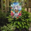 Bedlington Terrier Luau Garden Flag Mailbox Flag Decorative Yard Flag Banner Outside Patio Artwork Yard Flower Beds, Garden Size, Multicolor