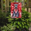 Kerry Blue Terrier My Valentine Garden Flag Mailbox Flag Decorative Yard Flag Banner Outside Patio Artwork Yard Flower Beds, Garden Size, Multicolor