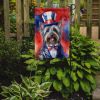 Skye Terrier Patriotic American Garden Flag Mailbox Flag Decorative Yard Flag Banner Outside Patio Artwork Yard Flower Beds, Garden Size, Multicolor