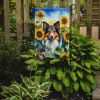 Sheltie in Sunflowers Garden Flag Mailbox Flag Decorative Yard Flag Banner Outside Patio Artwork Yard Flower Beds, Garden Size, Multicolor