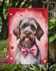 Wirehaired Pointing Griffon My Valentine Garden Flag Mailbox Flag Decorative Yard Flag Banner Outside Patio Artwork Yard Flower Beds, Garden Size