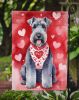 Kerry Blue Terrier My Valentine Garden Flag Mailbox Flag Decorative Yard Flag Banner Outside Patio Artwork Yard Flower Beds, Garden Size, Multicolor