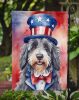 Bergamasco Sheepdog Patriotic American Garden Flag Mailbox Flag Decorative Yard Flag Banner Outside Patio Artwork Yard Flower Beds, Garden Size