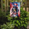Bluetick Coonhound Patriotic American Garden Flag Mailbox Flag Decorative Yard Flag Banner Outside Patio Artwork Yard Flower Beds, Garden Size