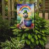 Komondor St Patrick's Day Garden Flag Mailbox Flag Decorative Yard Flag Banner Outside Patio Artwork Yard Flower Beds, Garden Size, Multicolor