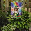 Sheltie St Patrick's Day Garden Flag Mailbox Flag Decorative Yard Flag Banner Outside Patio Artwork Yard Flower Beds, Garden Size, Multicolor