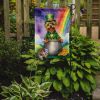 Silky Terrier St Patrick's Day Garden Flag Mailbox Flag Decorative Yard Flag Banner Outside Patio Artwork Yard Flower Beds, Garden Size, Multicolor