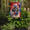 Leonberger Patriotic American Garden Flag Mailbox Flag Decorative Yard Flag Banner Outside Patio Artwork Yard Flower Beds, Garden Size, Multicolor