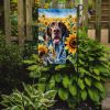 German Shorthaired Pointer in Sunflowers Garden Flag Mailbox Flag Decorative Yard Flag Banner Outside Patio Artwork Yard Flower Beds, Garden Size