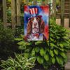 Welsh Springer Spaniel Patriotic American Garden Flag Mailbox Flag Decorative Yard Flag Banner Outside Patio Artwork Yard Flower Beds, Garden Size
