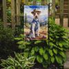 Fox Terrier Cowboy Welcome Garden Flag Mailbox Flag Decorative Yard Flag Banner Outside Patio Artwork Yard Flower Beds, Garden Size, Multicolor