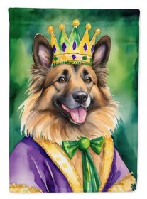 Belgian Tervuren King of Mardi Gras Garden Flag Mailbox Flag Decorative Yard Flag Banner Outside Patio Artwork Yard Flower Beds, Garden Size