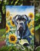 Cane Corso in Sunflowers Garden Flag Mailbox Flag Decorative Yard Flag Banner Outside Patio Artwork Yard Flower Beds, Garden Size, Multicolor