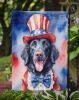 Curly-Coated Retriever Patriotic American Garden Flag Mailbox Flag Decorative Yard Flag Banner Outside Patio Artwork Yard Flower Beds, Garden Size