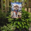 Lhasa Apso Cowboy Welcome Garden Flag Mailbox Flag Decorative Yard Flag Banner Outside Patio Artwork Yard Flower Beds, Garden Size, Multicolor