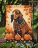 Bloodhound Fall Garden Flag Mailbox Flag Decorative Yard Flag Banner Outside Patio Artwork Yard Flower Beds, Garden Size, Multicolor