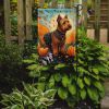 Welsh Terrier Fall Garden Flag Mailbox Flag Decorative Yard Flag Banner Outside Patio Artwork Yard Flower Beds, Garden Size, Multicolor
