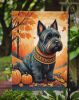 Scottish Terrier Fall Garden Flag Mailbox Flag Decorative Yard Flag Banner Outside Patio Artwork Yard Flower Beds, Garden Size, Multicolor
