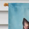 Boston Terrier Happy Birthday House Flag Large Porch Sleeve Pole Decorative Outside Yard Banner Artwork Wall Hanging, Polyester, House Size