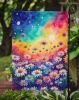 Asters in Color Garden Flag Mailbox Flag Decorative Yard Flag Banner Outside Patio Artwork Yard Flower Beds, Garden Size, Multicolor