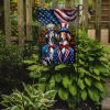 All American Saluki Garden Flag Mailbox Flag Decorative Yard Flag Banner Outside Patio Artwork Yard Flower Beds, Garden Size, Multicolor