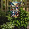 All American Chihuahua Garden Flag Mailbox Flag Decorative Yard Flag Banner Outside Patio Artwork Yard Flower Beds, Garden Size, Multicolor