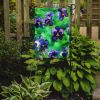 Wisconsin Wood Violets in Watercolor Garden Flag Mailbox Flag Decorative Yard Flag Banner Outside Patio Artwork Yard Flower Beds, Garden Size