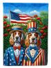 All American English Setter Garden Flag Mailbox Flag Decorative Yard Flag Banner Outside Patio Artwork Yard Flower Beds, Garden Size, Multicolor