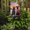 Chesapeake Bay Retriever Two Hearts Garden Flag Mailbox Flag Decorative Yard Flag Banner Outside Patio Artwork Yard Flower Beds, Garden Size