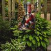 Gordon Setter and Santa Claus Garden Flag Mailbox Flag Decorative Yard Flag Banner Outside Patio Artwork Yard Flower Beds, Garden Size, Multicolor
