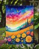 Marigolds in Color Garden Flag Mailbox Flag Decorative Yard Flag Banner Outside Patio Artwork Yard Flower Beds, Garden Size, Multicolor