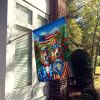 All American English Setter House Flag Large Porch Sleeve Pole Decorative Outside Yard Banner Artwork Wall Hanging, Polyester, House Size, Multicolor