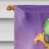 Leonberger King of Mardi Gras House Flag Large Porch Sleeve Pole Decorative Outside Yard Banner Artwork Wall Hanging, Polyester, House Size