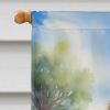 Afghan Hound Easter Egg Hunt House Flag Large Porch Sleeve Pole Decorative Outside Yard Banner Artwork Wall Hanging, Polyester, House Size, Multicolor
