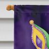 American Bulldog King of Mardi Gras House Flag Large Porch Sleeve Pole Decorative Outside Yard Banner Artwork Wall Hanging, Polyester, House Size