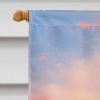 Australian Shepherd Two Hearts House Flag Large Porch Sleeve Pole Decorative Outside Yard Banner Artwork Wall Hanging, Polyester, House Size