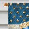 All American Cairn Terrier House Flag Large Porch Sleeve Pole Decorative Outside Yard Banner Artwork Wall Hanging, Polyester, House Size, Multicolor