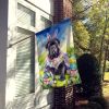 Cane Corso Easter Egg Hunt House Flag Large Porch Sleeve Pole Decorative Outside Yard Banner Artwork Wall Hanging, Polyester, House Size, Multicolor