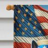 All American Belgian Sheepdog House Flag Large Porch Sleeve Pole Decorative Outside Yard Banner Artwork Wall Hanging, Polyester, House Size