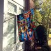 All American Belgian Tervuren House Flag Large Porch Sleeve Pole Decorative Outside Yard Banner Artwork Wall Hanging, Polyester, House Size