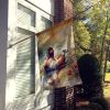 Canvasback House Flag Large Porch Sleeve Pole Decorative Outside Yard Banner Artwork Wall Hanging, Polyester, House Size, Multicolor