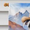 Schnauzer Cowboy Welcome House Flag Large Porch Sleeve Pole Decorative Outside Yard Banner Artwork Wall Hanging, Polyester, House Size, Multicolor